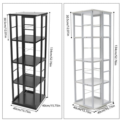 Etagère métallique vertical rotative 4 compartiments