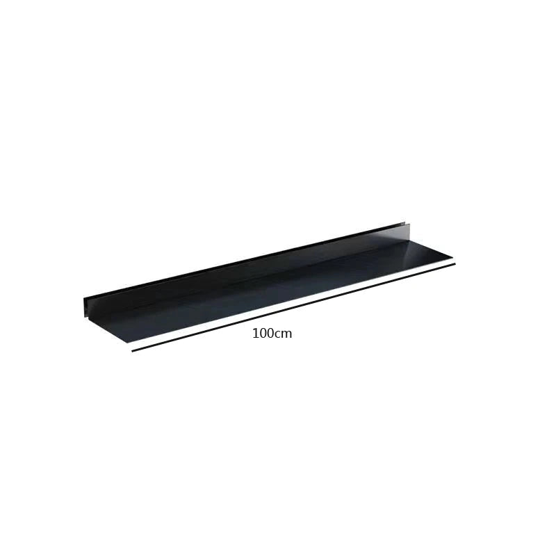 etagere murale noire led intégrée 100cm